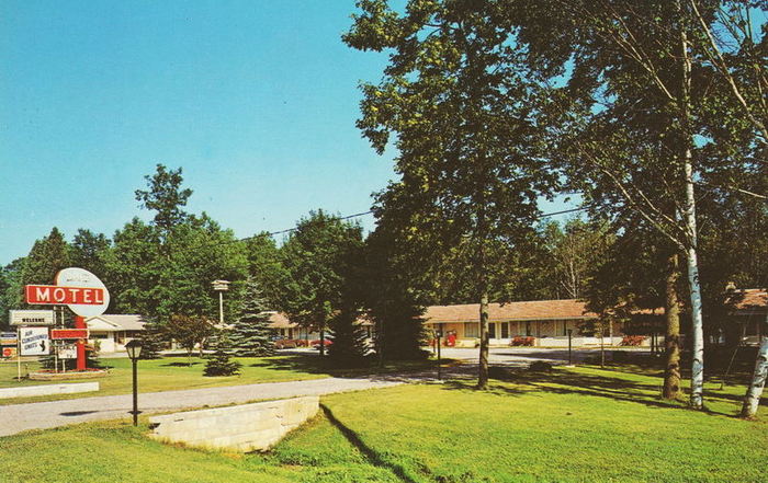 Gs Inn (Dale Motel) - Vintage Postcard